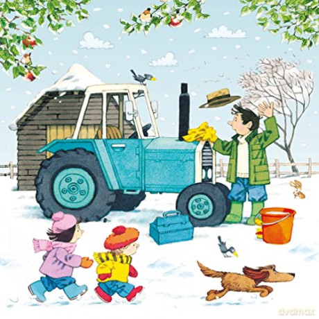 Poppy and Sam's Book and 3 Jigsaws: Tractors: Poppy and Sam Tractors (Farmyard Tales Poppy and Sam) - Heather Amery [KSIĄŻKA]