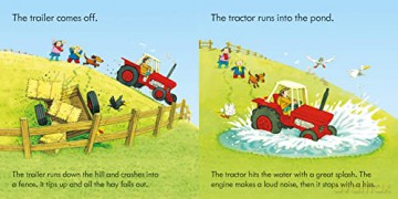 Poppy and Sam's Book and 3 Jigsaws: Tractors: Poppy and Sam Tractors (Farmyard Tales Poppy and Sam) - Heather Amery [KSIĄŻKA]