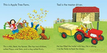 Poppy and Sam's Book and 3 Jigsaws: Tractors: Poppy and Sam Tractors (Farmyard Tales Poppy and Sam) - Heather Amery [KSIĄŻKA]