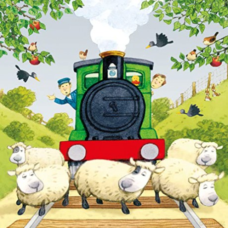 Poppy and Sam's Book and 3 Jigsaws: Trains (Farmyard Tales Poppy and Sam) - Heather Amery [KSIĄŻKA]