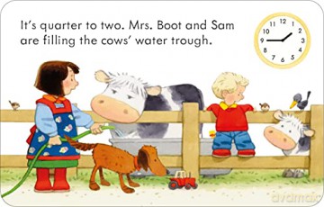 Poppy and Sam's Telling the Time Flashcards (Farmyard Tales Poppy and Sam): 1 - Lacey Minna [KSIĄŻKA]
