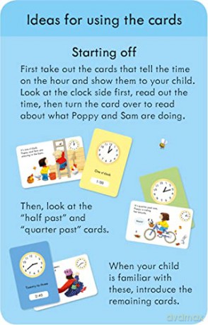 Poppy and Sam's Telling the Time Flashcards (Farmyard Tales Poppy and Sam): 1 - Lacey Minna [KSIĄŻKA]