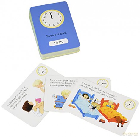 Poppy and Sam's Telling the Time Flashcards (Farmyard Tales Poppy and Sam): 1 - Lacey Minna [KSIĄŻKA]