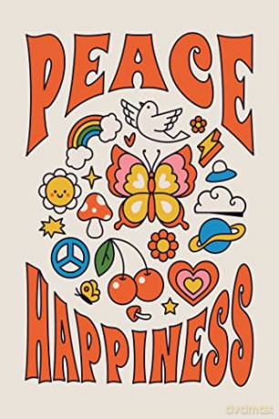 Positive Vibes Wall Collage Kit: 60 (4 × 6) Poster Cards (Collage Kits) - Adams Media [KSIĄŻKA]