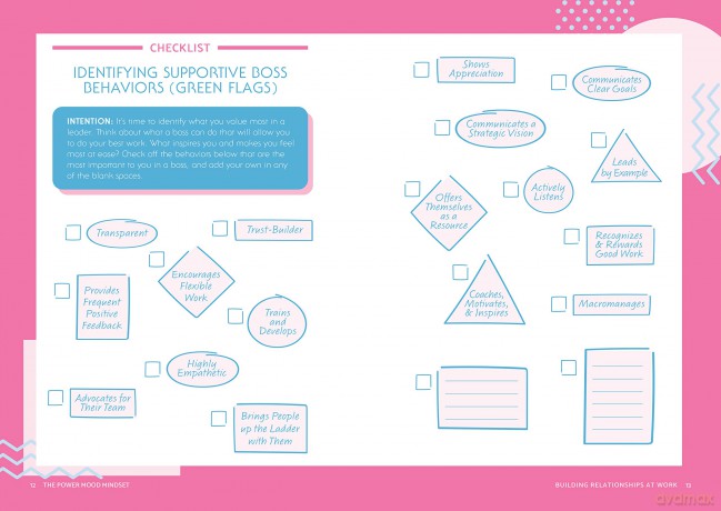 Power Mood Mindset Workbook: Achieve Your Career Goals with Intention and Confidence - Sam DeMase [KALENDARZ]