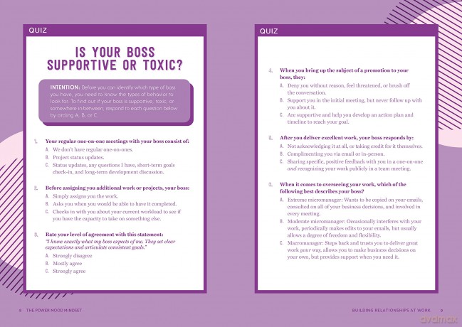 Power Mood Mindset Workbook: Achieve Your Career Goals with Intention and Confidence - Sam DeMase [KALENDARZ]