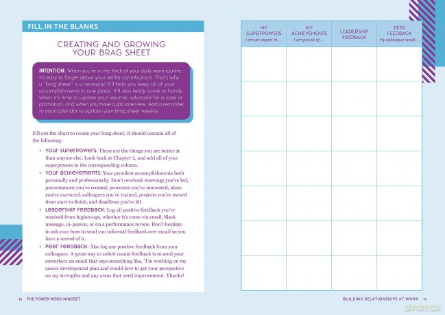 Power Mood Mindset Workbook: Achieve Your Career Goals with Intention and Confidence - Sam DeMase [KALENDARZ]