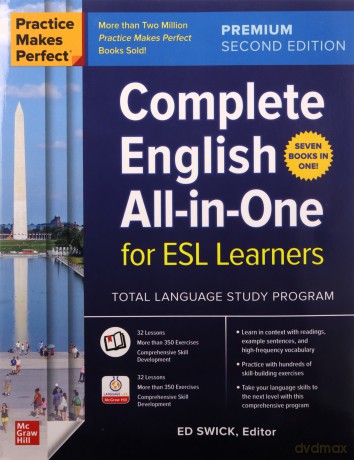Practice Makes Perfect: Complete English All-in-One for ESL Learners, Premium Second Edition - Ed Swick [KSIĄŻKA]