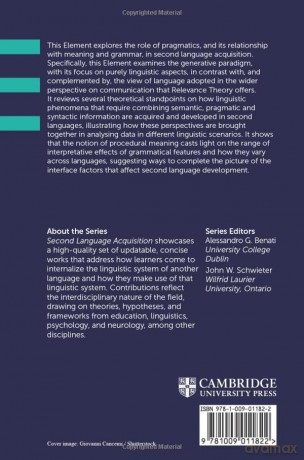 Pragmatics, Grammar and Meaning in SLA (Elements in Second Language Acquisition) - Aoife K. Ahern [KSIĄŻKA]