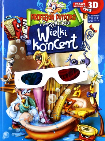 Profesor Pytajko. Wielki Koncert + Okulary 3d [KSIĄŻKA]