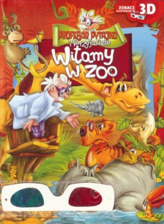 Profesor Pytajko. Witamy W Zoo + Okulary 3d [KSIĄŻKA]