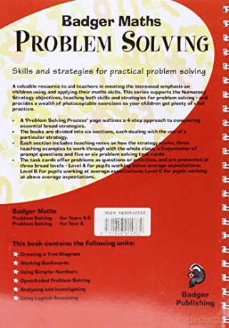 Problem Solving: Year 6 Teacher Book (Badger Maths Problem Solving) - Sharon Shapiro [KSIĄŻKA]
