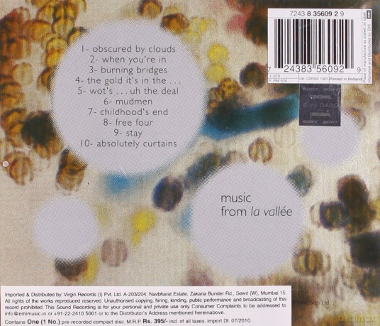 Pink Floyd: Obscured By Clouds [CD]