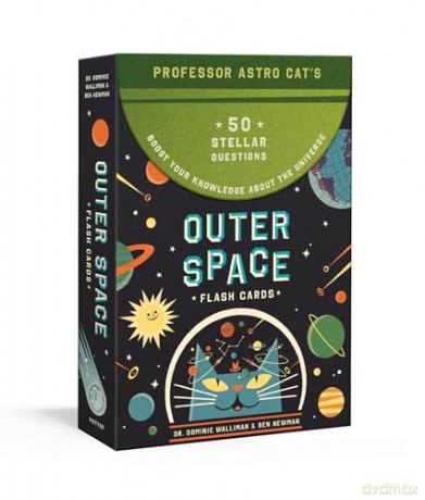 Professor Astro Cat's Outer Space Flash Cards: 50 Stellar Questions to Boost Your Knowledge About the Universe: Card Games - Dr. Dominic Walliman [KSIĄŻKA]