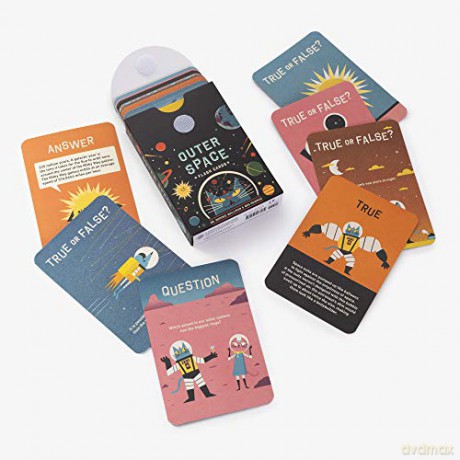 Professor Astro Cat's Outer Space Flash Cards: 50 Stellar Questions to Boost Your Knowledge About the Universe: Card Games - Dr. Dominic Walliman [KSIĄŻKA]