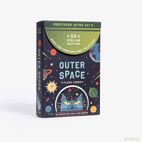 Professor Astro Cat's Outer Space Flash Cards: 50 Stellar Questions to Boost Your Knowledge About the Universe: Card Games - Dr. Dominic Walliman [KSIĄŻKA]