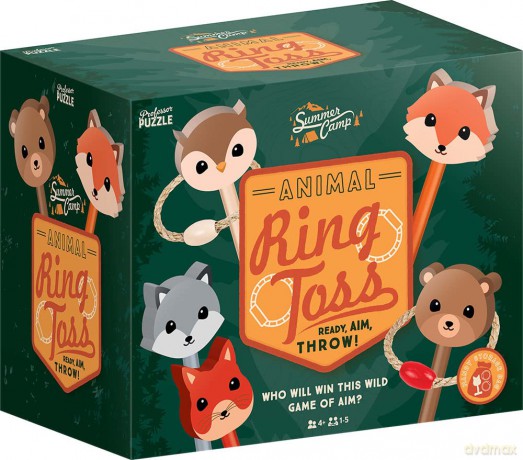 Professor Puzzle | Animal Ring Toss | Board Game | Ages 4+ | 4+ Players [KSIĄŻKA]