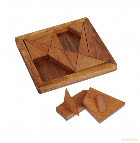 Professor Puzzle | Archimedes' Tangram Puzzle | Puzzle | Ages 12+ | 1+ Players [GRA]