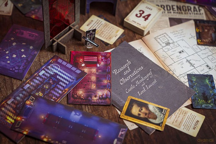 Professor Puzzle | Curse of the Dark- Escape Room | Strategy Game | Ages 14+ | 1-6 Players | 180 Minutes Playing Time [KSIĄŻKA]