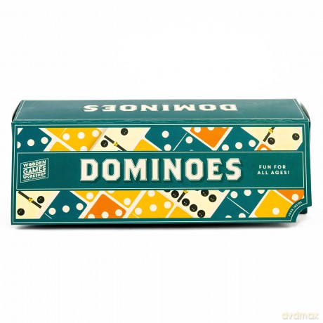 Professor Puzzle | Dominoes - Wooden Games Workshop | Strategy Game | Ages 4+ | 2+ Players [KSIĄŻKA]