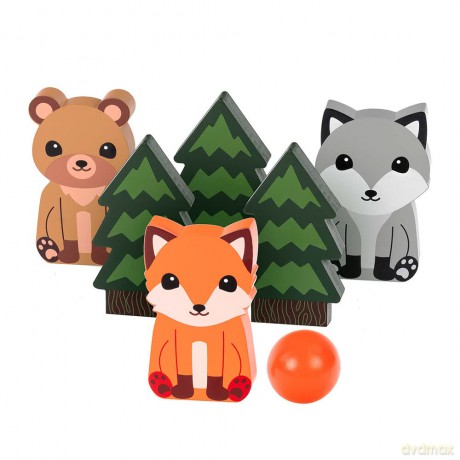 Professor Puzzle | Forest Skittles | Board Game | Ages 4+ | 2+ Players [KSIĄŻKA]