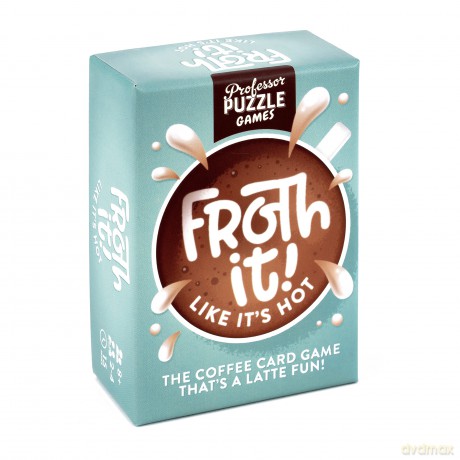 Professor Puzzle | Froth It | Card Game | Ages 8+ | 2-4 Players | 15 Minutes Playing Time [KSIĄŻKA]
