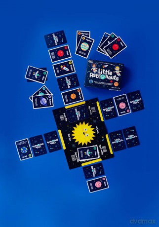 Professor Puzzle | Little Astronauts | Card Game | Ages 4+ | 2-5 Players | 10 Minutes Playing Time [KSIĄŻKA]