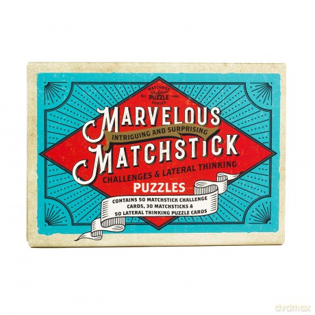 Professor Puzzle | Magnificent Matchstick Puzzles | Puzzle | Ages 6+ | 1+ Players [PUZZLE]