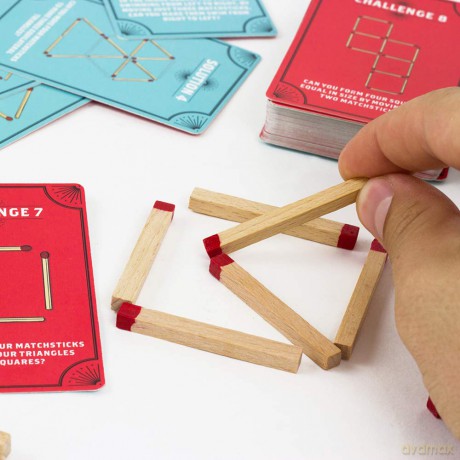Professor Puzzle | Magnificent Matchstick Puzzles | Puzzle | Ages 6+ | 1+ Players [PUZZLE]