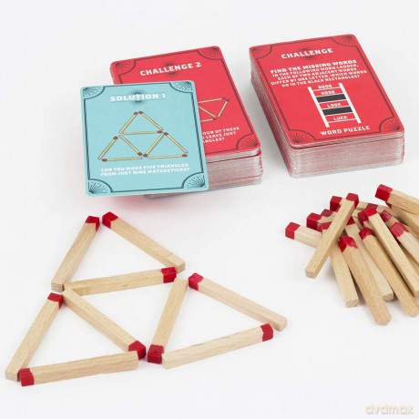 Professor Puzzle | Magnificent Matchstick Puzzles | Puzzle | Ages 6+ | 1+ Players [PUZZLE]