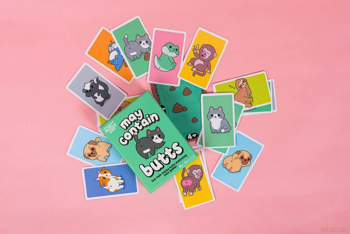 Professor Puzzle | May Contain Butts | Card Game | Ages 6+ | 2-6 Players | 15 Minutes Playing Time [KSIĄŻKA]