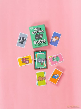 Professor Puzzle | May Contain Butts | Card Game | Ages 6+ | 2-6 Players | 15 Minutes Playing Time [KSIĄŻKA]