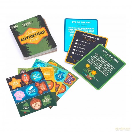 Professor Puzzle | Outdoor Adventure Cards | Ages 6+ | 1+ Players [KSIĄŻKA]