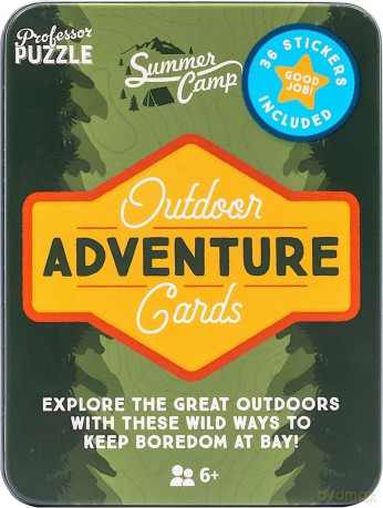 Professor Puzzle | Outdoor Adventure Cards | Ages 6+ | 1+ Players [KSIĄŻKA]