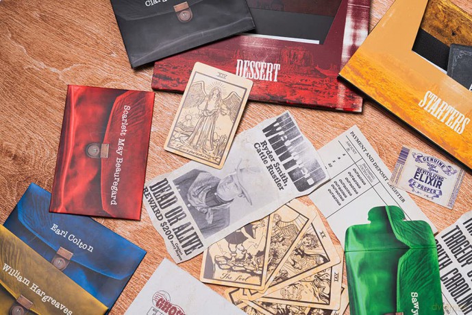 Professor Puzzle | Saloon - Murder Mystery Game | Party Game | Ages 14+ | 6 Players | 90 Minutes Playing Time [KSIĄŻKA]