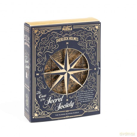 Professor Puzzle | Sherlock Holmes: The Case of the Secret Society | Puzzle Game | Ages 12+ | 1+ Players [KSIĄŻKA]