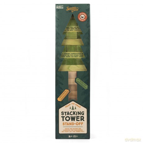 Professor Puzzle | Stacking Tower Stand-Off | Ages 8+ | 2+ Players [KSIĄŻKA]