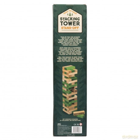 Professor Puzzle | Stacking Tower Stand-Off | Ages 8+ | 2+ Players [KSIĄŻKA]