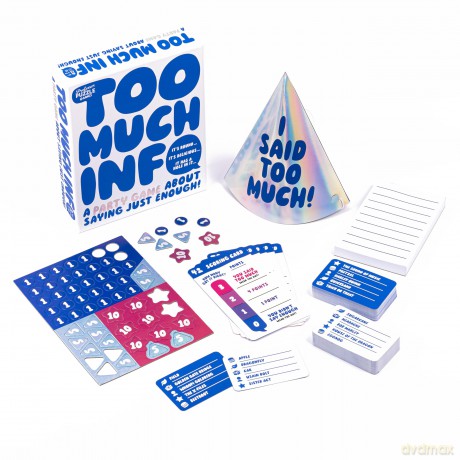 Professor Puzzle | Too Much Information | Family Party Game | Ages 10+ | 4-16 Players | 25 Minutes Playing Time [KSIĄŻKA]