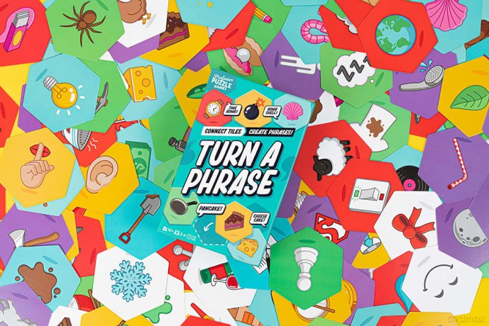 Professor Puzzle | Turn A Phrase | Strategy Game | Ages 10+ | 2-6 Players | 15 Minutes Playing Time [KSIĄŻKA]