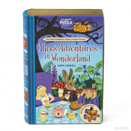 Professor PUZZLE Alice in Wonderland Jigsaw Puzzle - 252 piece double-sided Jigsaw [PUZZLE]