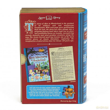 Professor PUZZLE Alice in Wonderland Jigsaw Puzzle - 252 piece double-sided Jigsaw [PUZZLE]