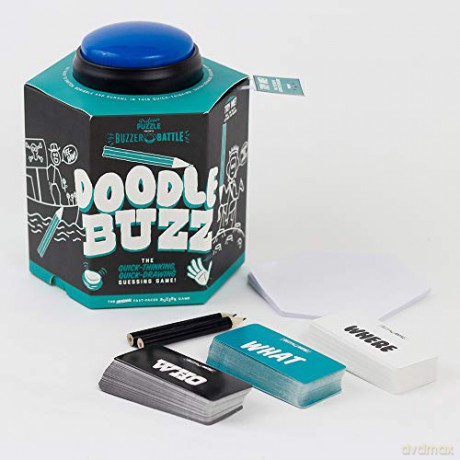 Professor Puzzle Doodle Buzz - Drawing Party Game with Button Buzzer - Artistic family game [KSIĄŻKA]