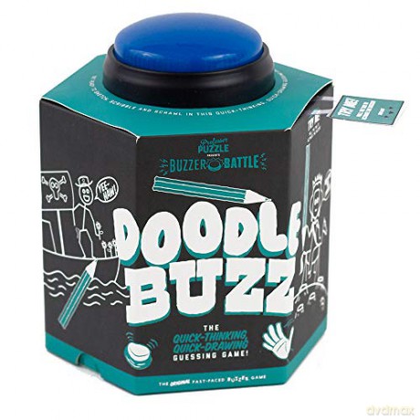Professor Puzzle Doodle Buzz - Drawing Party Game with Button Buzzer - Artistic family game [KSIĄŻKA]
