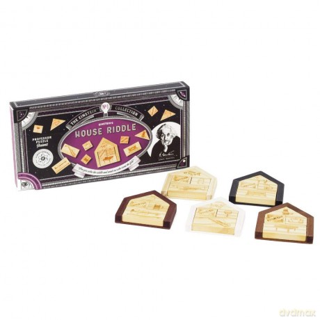 Professor Puzzle Einstein's House Riddle - Brain Teaser Puzzle - 3D Wooden Puzzle [PUZZLE]