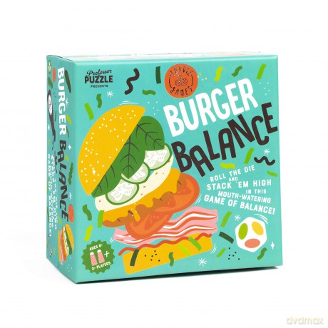 Professor PUZZLE Foodie Games - Burger Balance [KSIĄŻKA]