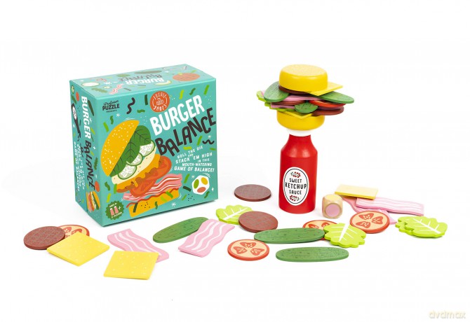 Professor PUZZLE Foodie Games - Burger Balance [KSIĄŻKA]