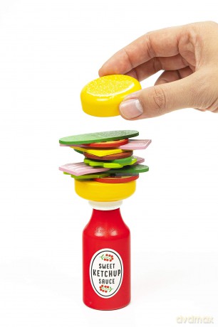 Professor PUZZLE Foodie Games - Burger Balance [KSIĄŻKA]