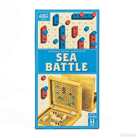 Professor PUZZLE Sea Battle - A wooden take on the traditional 2 play board game, sink your opponents battleships - Sea Battle [KSIĄŻKA]
