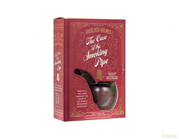 Professor PUZZLE Sherlock Holmes - The case of the Smoking Pipe - Mystery Puzzle/Matchstick Challenge set [KSIĄŻKA]